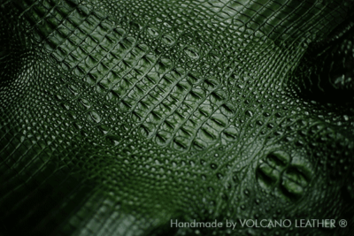 Da cá sấu Volcano Leather