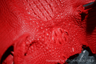 Da cá sấu Volcano Leather