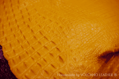 Da cá sấu Volcano Leather