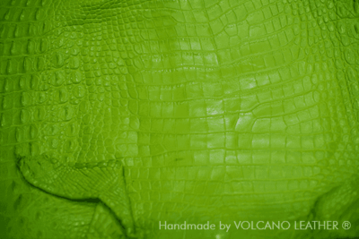 Da cá sấu Volcano Leather