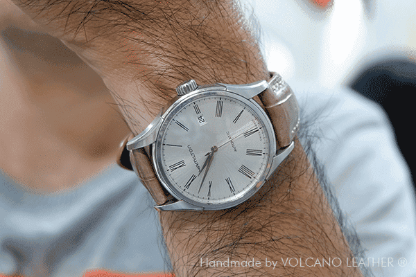 day-dong-ho-da-ca-sau (8) Dây đồng hồ da cá sấu Volcano leather