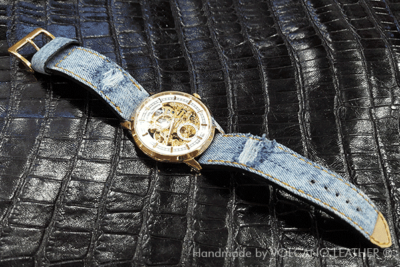 Dây đồng hồ Jeans Volcano leather