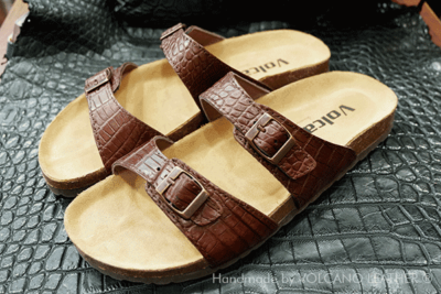 Dép da cá sấu unisex