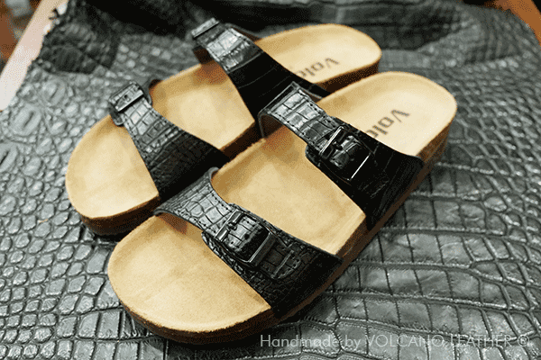 dep-da-ca-sau-volcano-leather-(39) Dép da cá sấu unisex