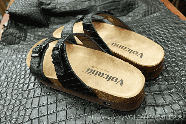 dep-da-ca-sau-volcano-leather-(41) Dép da cá sấu unisex
