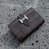 Ví card da cá sấu Volcano leather