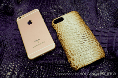 Ốp lưng Iphone da cá sấu Volcano leather